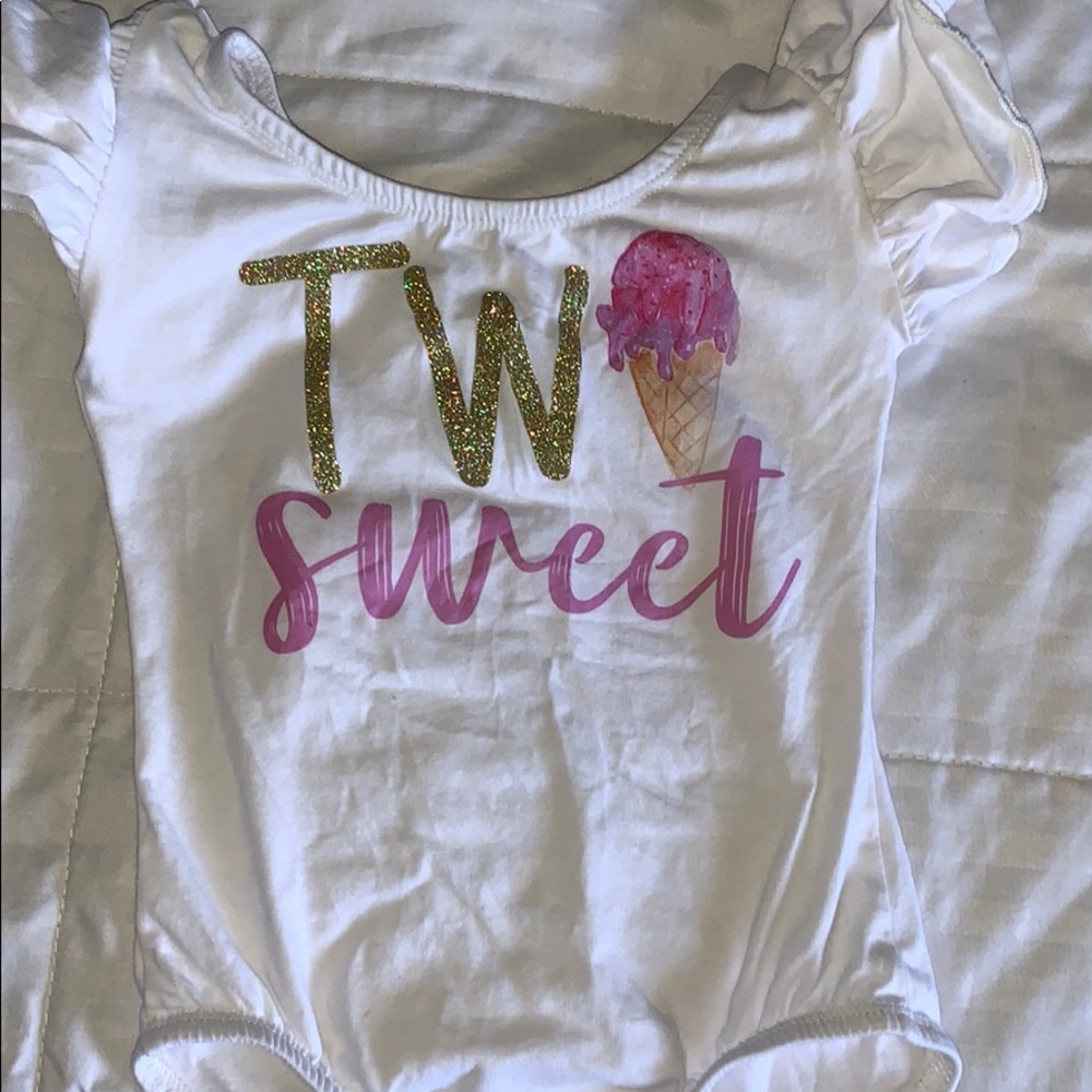 Two sweet 2nd birthday bodysuit